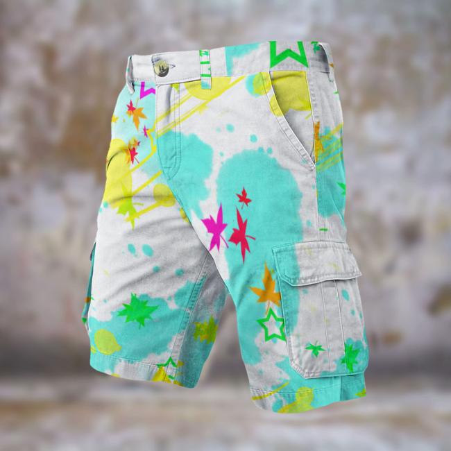 Preview: Cargohose mit Krümel - Hose, lang oder kurz, bunt, 100% Polyester, Grösse S-5XL, fester Stoff, Normale Passform, Mischling, Mix, Chihauhau